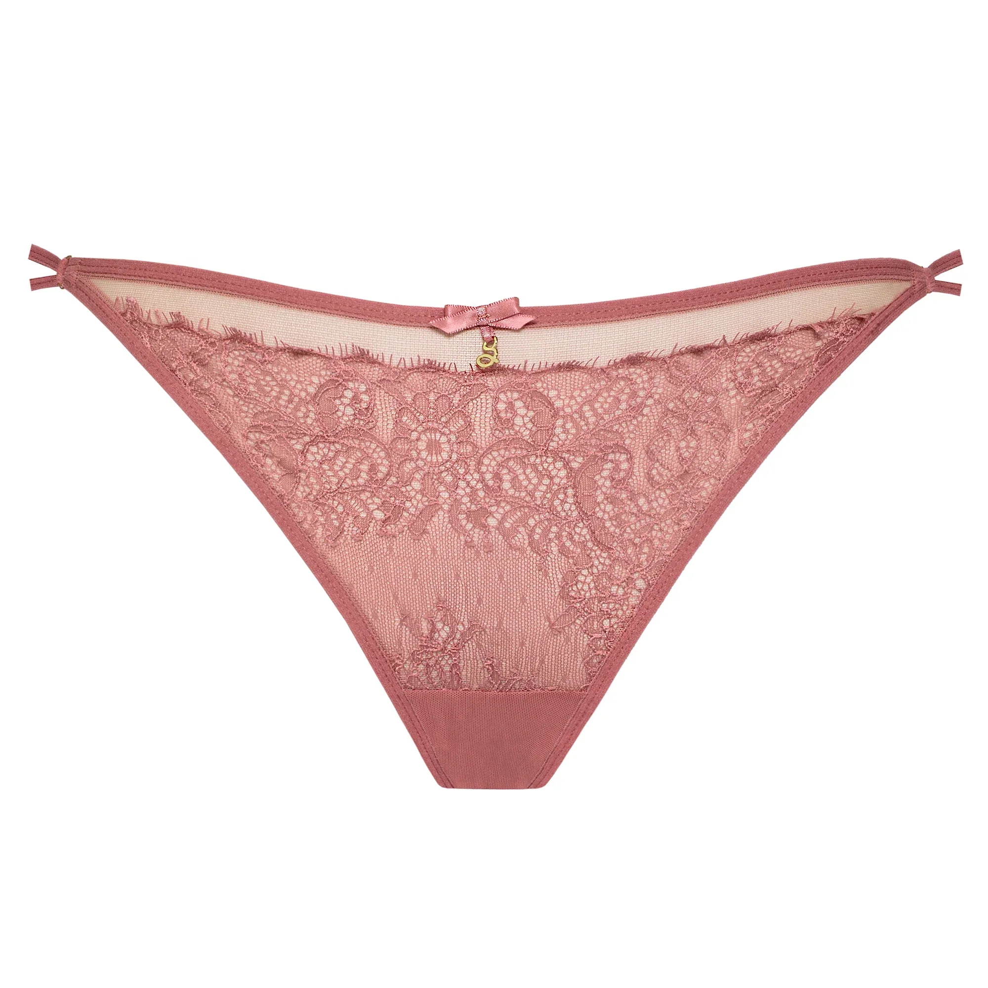 Samanta Naomi Rose Lace Low-Rise String Panty - Image 4