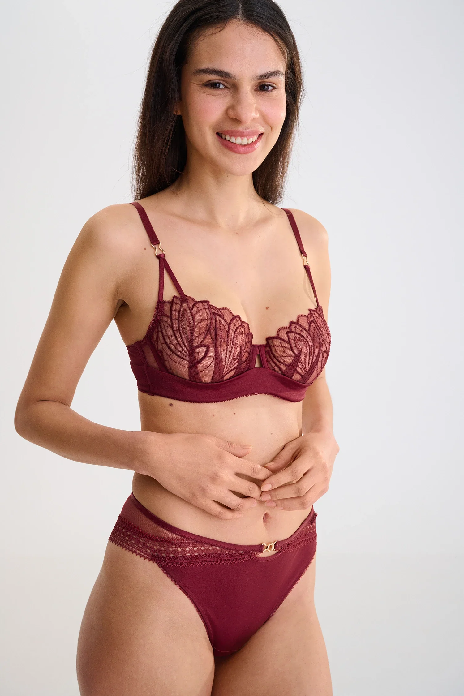 Lisca Adventure Garnet Red Brazilian Panty - Image 5
