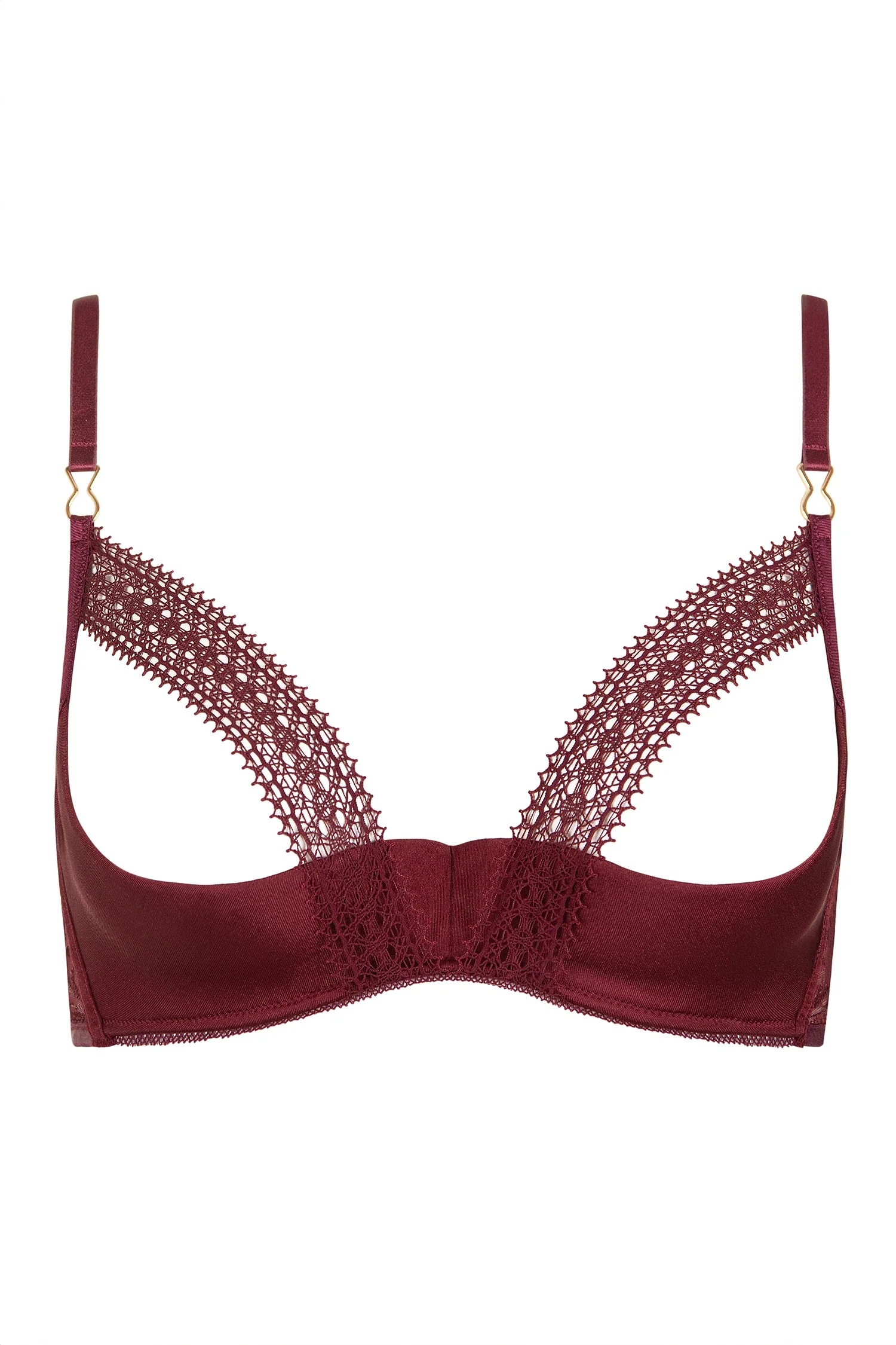 Lisca Adventure Garnet Red Open Cup Bra - Image 3