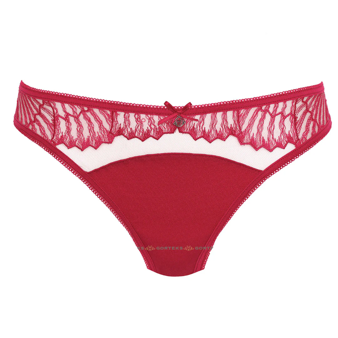 Gorteks Sierra Low Rise Semi Sheer Thong Panty - Image 4
