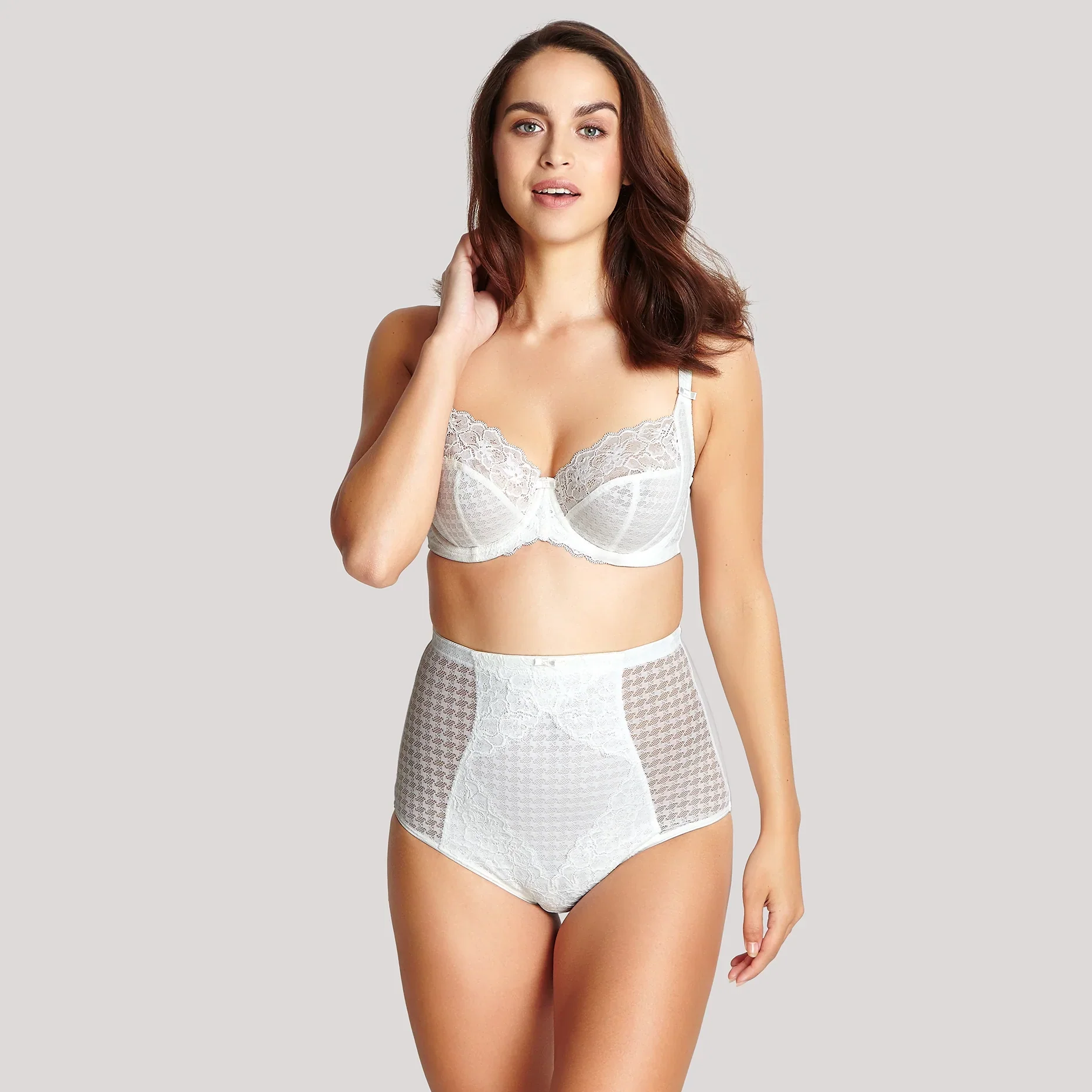 Panache Envy High Waist Shaping Brief Ivory - Image 3