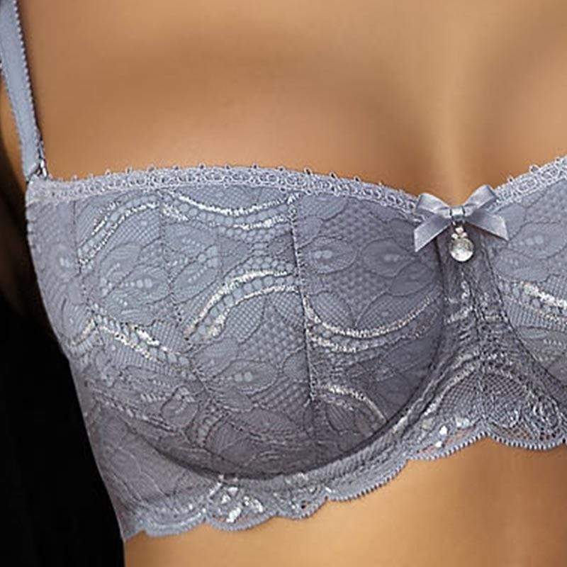 Kinga Moonstone Push-Up Balcony Bra - Image 2