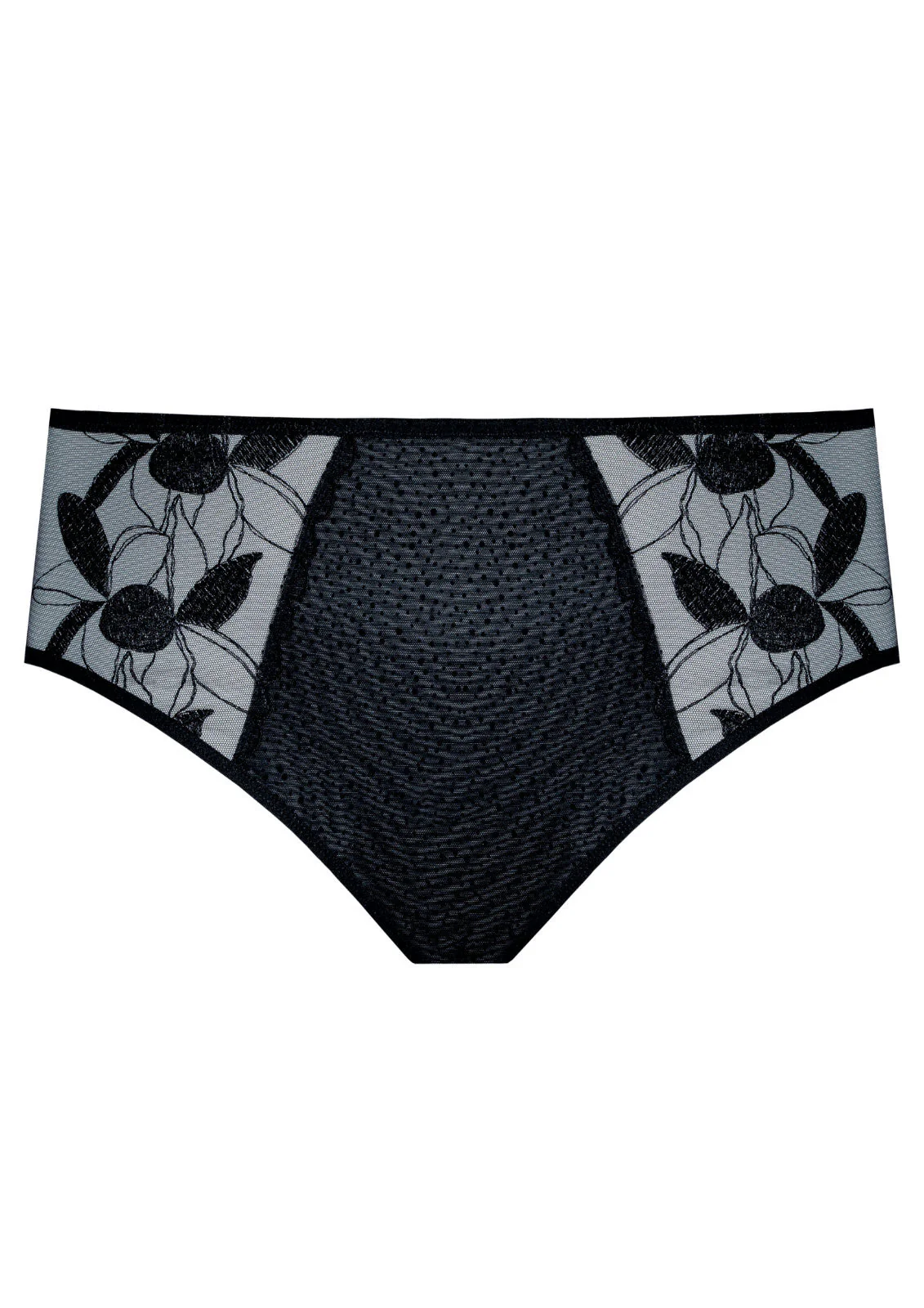 Samanta Kendall Semi-Sheer Mid-Rise Brief Panty - Image 5