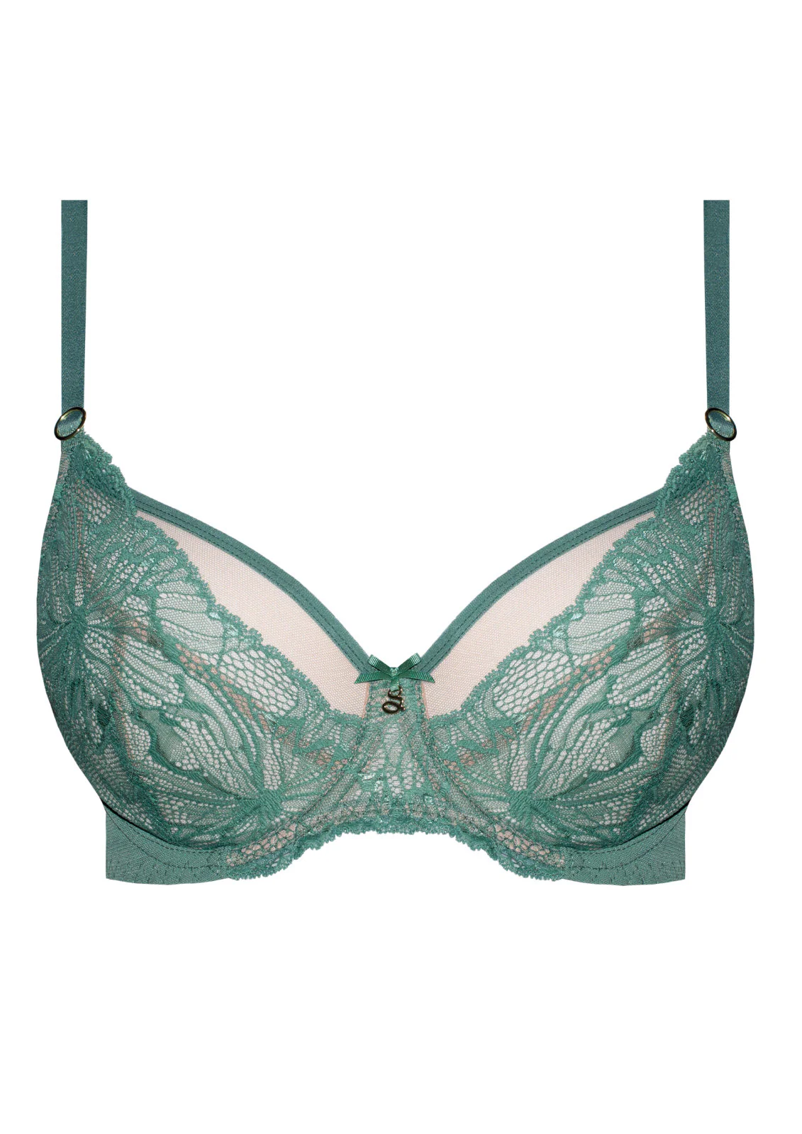 Samanta Mila Sage Lace Plunge Bra - Image 4
