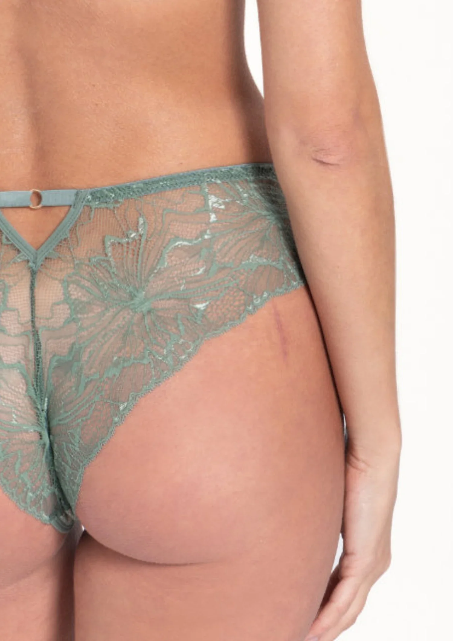 Samanta Mila Sage Lace Brief Panty - Image 2