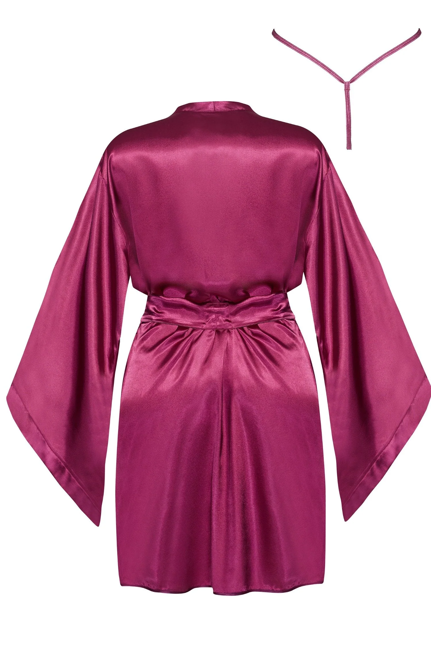 Beauty Night Samira Satin Kimono-Style Robe - Image 12