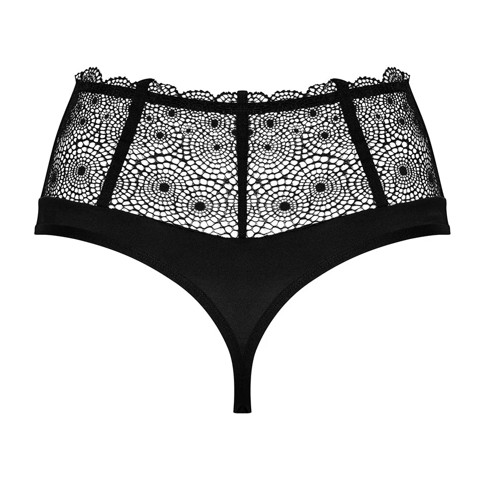 Obsessive Sharlotte Seductive Lace High Waist Panty - Image 5