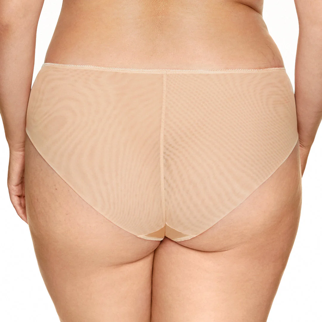 Gorteks Pamela Beige Semi Sheer Bikini Panty - Image 6
