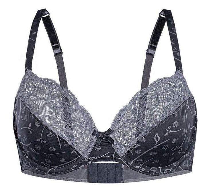 Sassa Silver Blossom Semi Sheer Full Figure Bra - Image 4