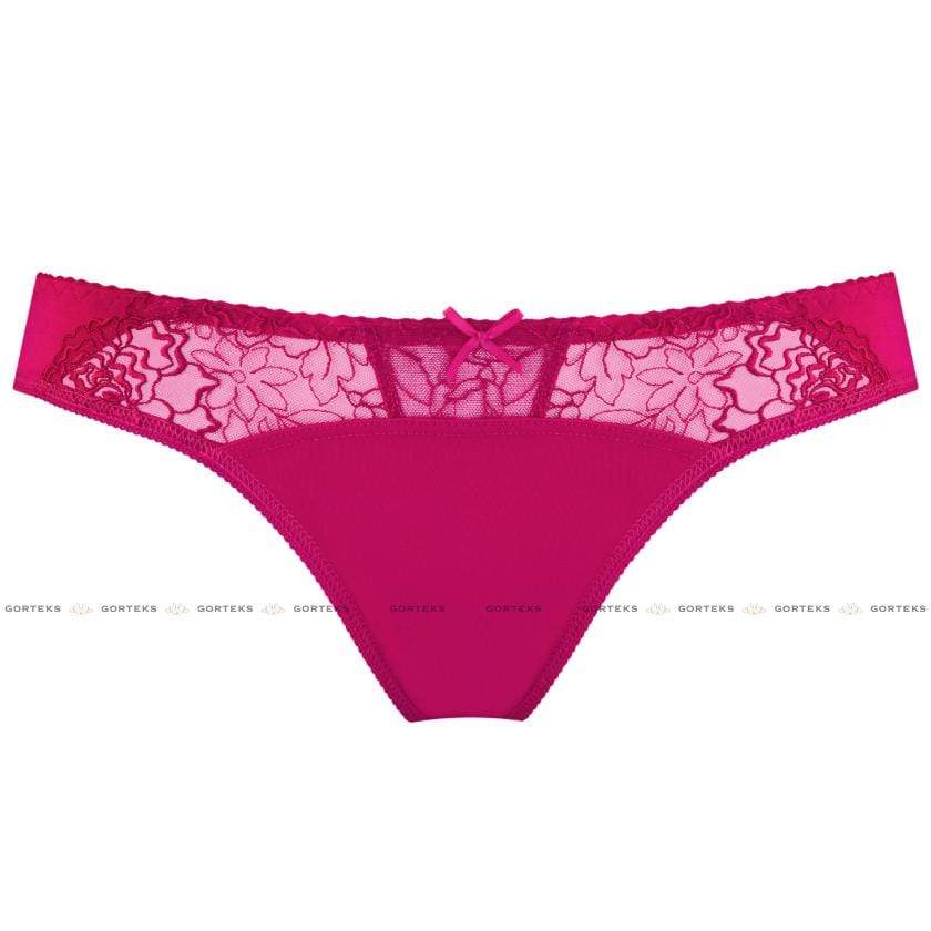 Gorteks Pamela Pink Semi Sheer Low Rise Bikini Panty - Image 5