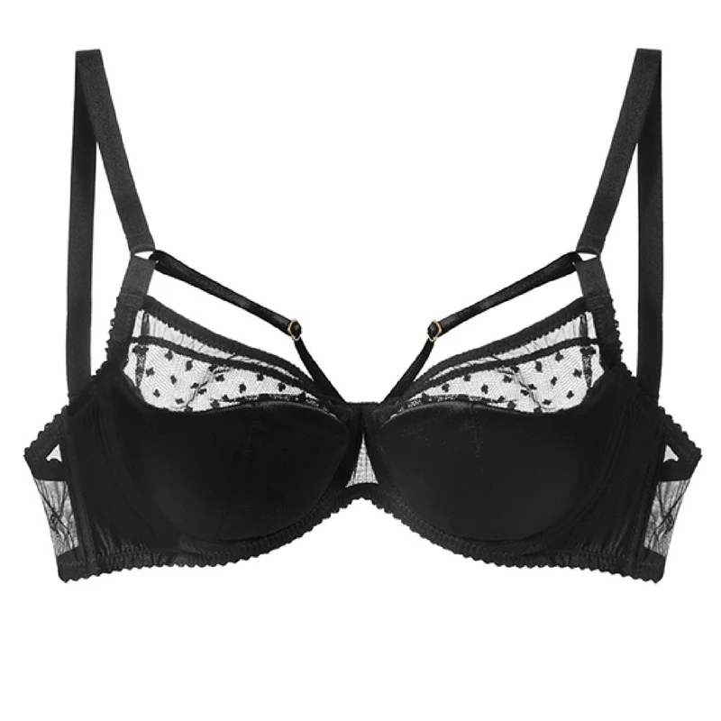 Caprice Revolution Semi-Sheer Strappy Cage Bra - Image 5