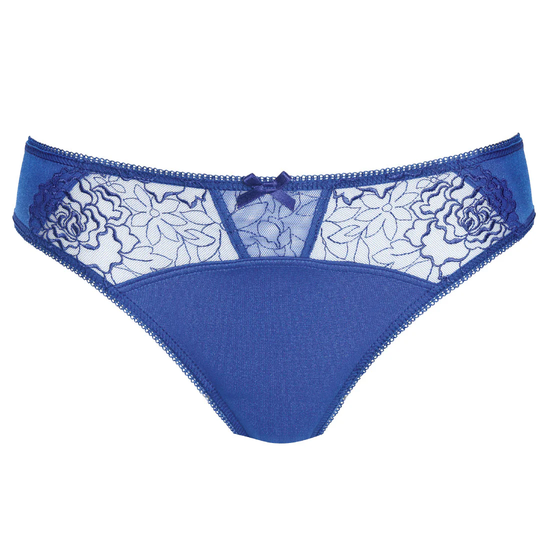 Gorteks Pamela Sapphire Semi Sheer Thong Panty - Image 4