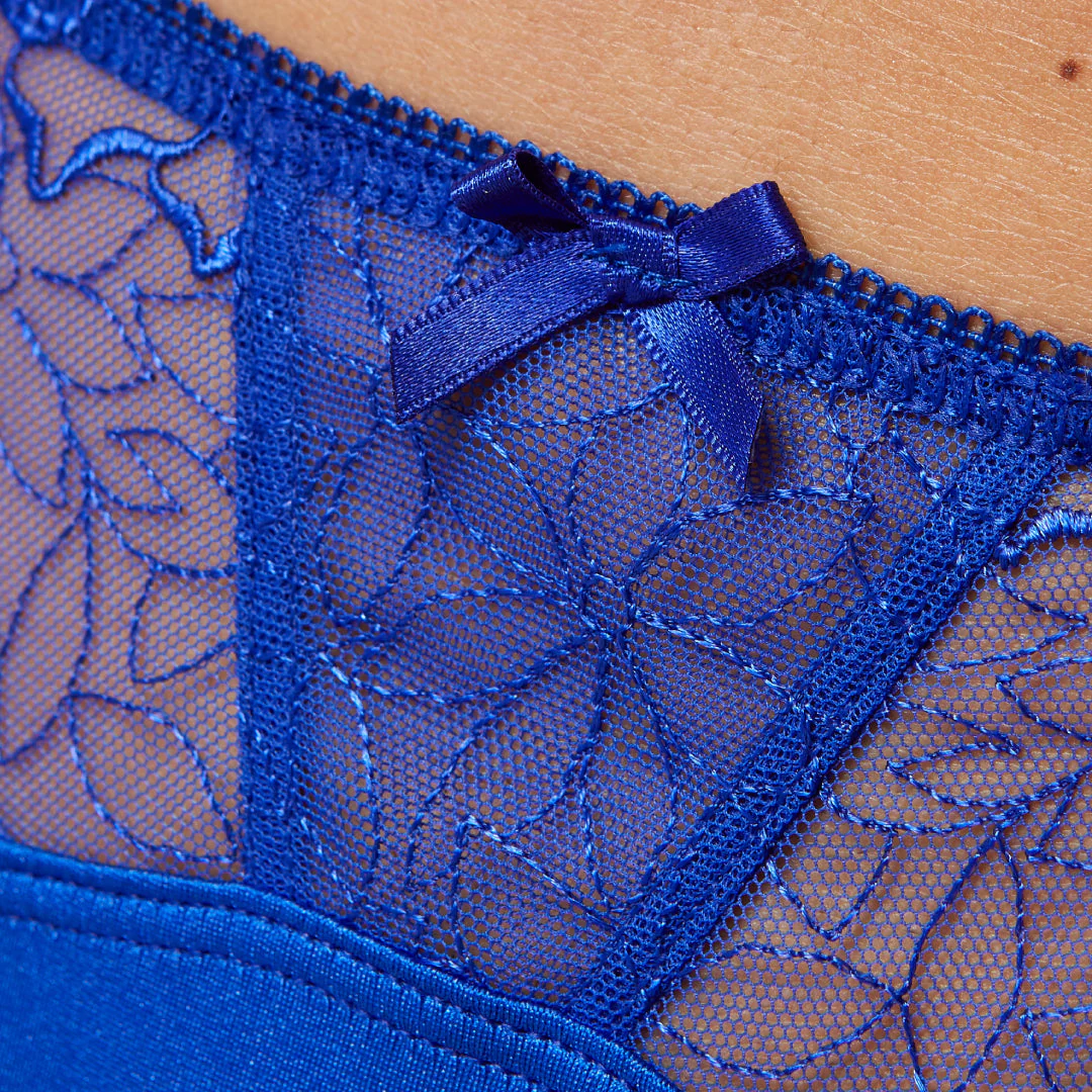 Gorteks Pamela Sapphire Semi Sheer Thong Panty - Image 5