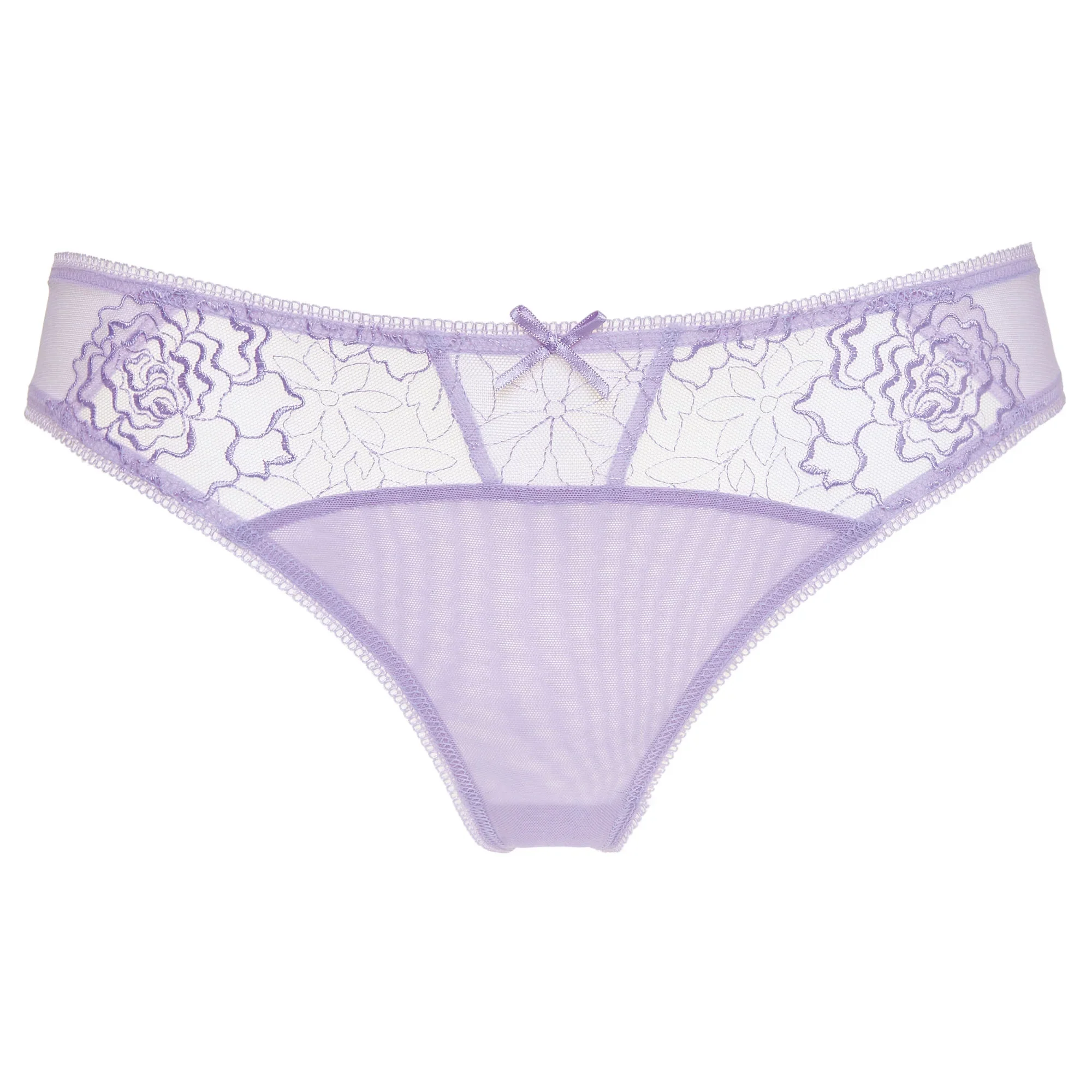 Gorteks Pamela Lavender Semi Sheer Thong Panty - Image 5