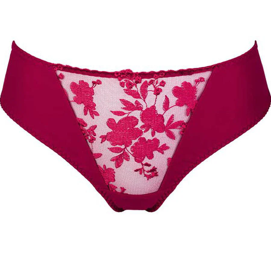 Semi Sheer Thong Panty Tango Red - Image 5