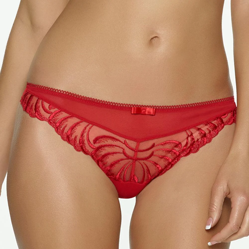Felina Lana Sheer Low Rise Thong Panty - Image 3