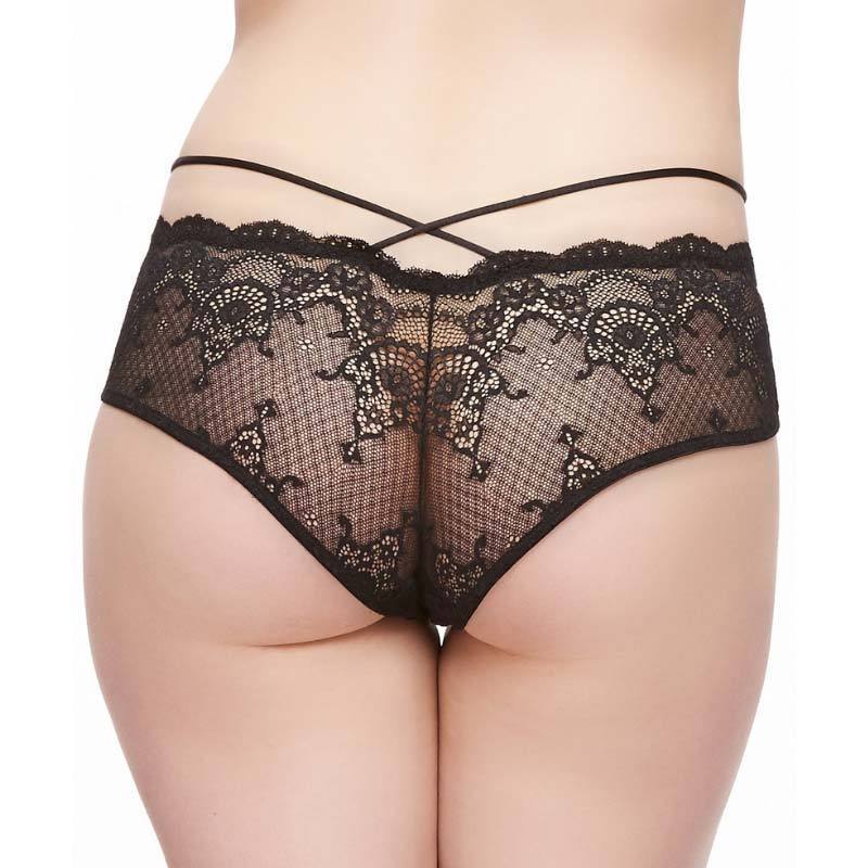 Strappy Lace Cheeky Panty Fleurt Velvet Crush - Image 2