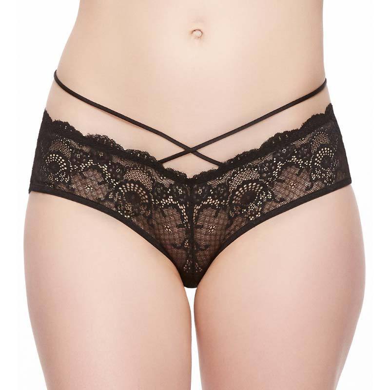 Strappy Lace Cheeky Panty Fleurt Velvet Crush - Image 3