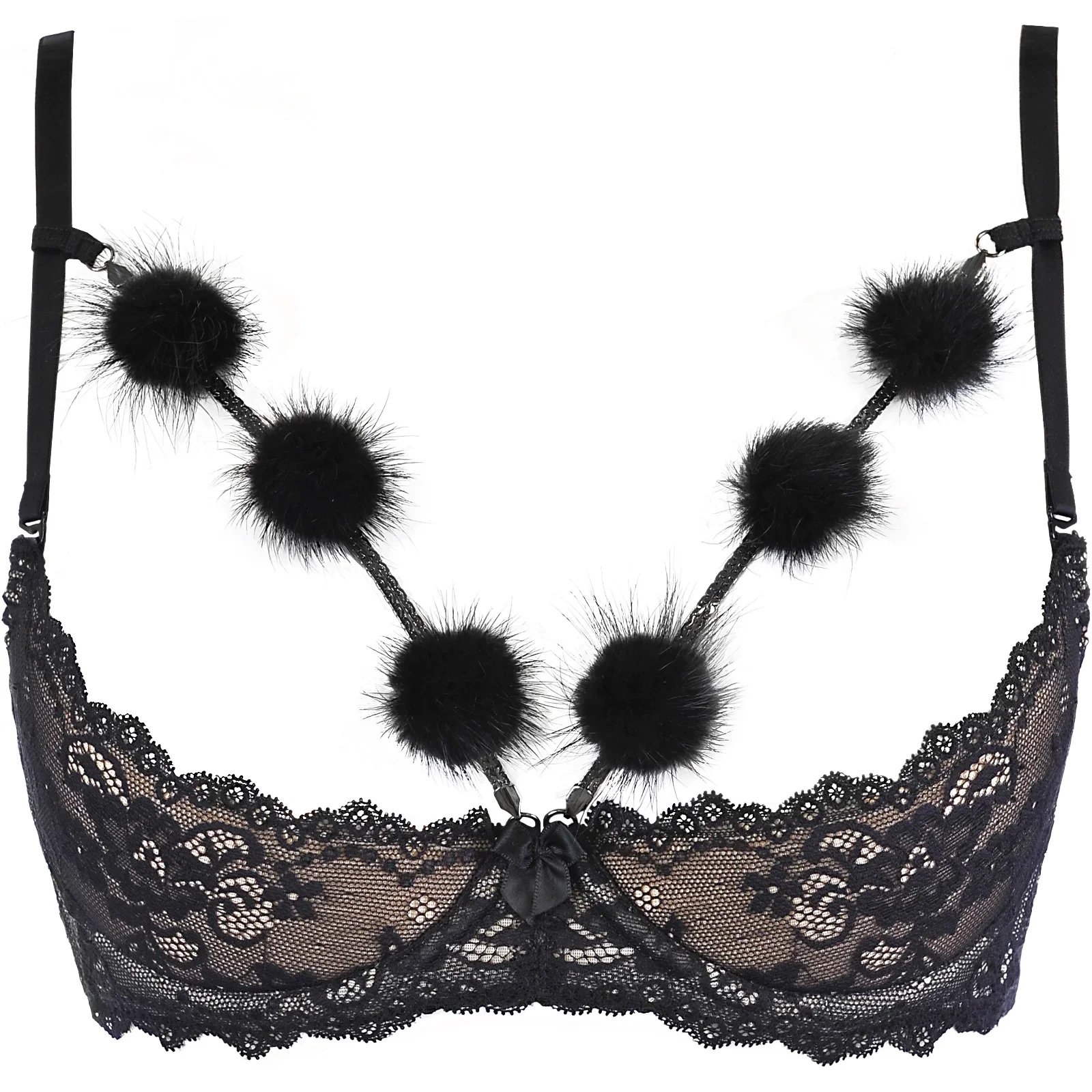 Axami Pussycat Open Cup Lace Bra - Image 5