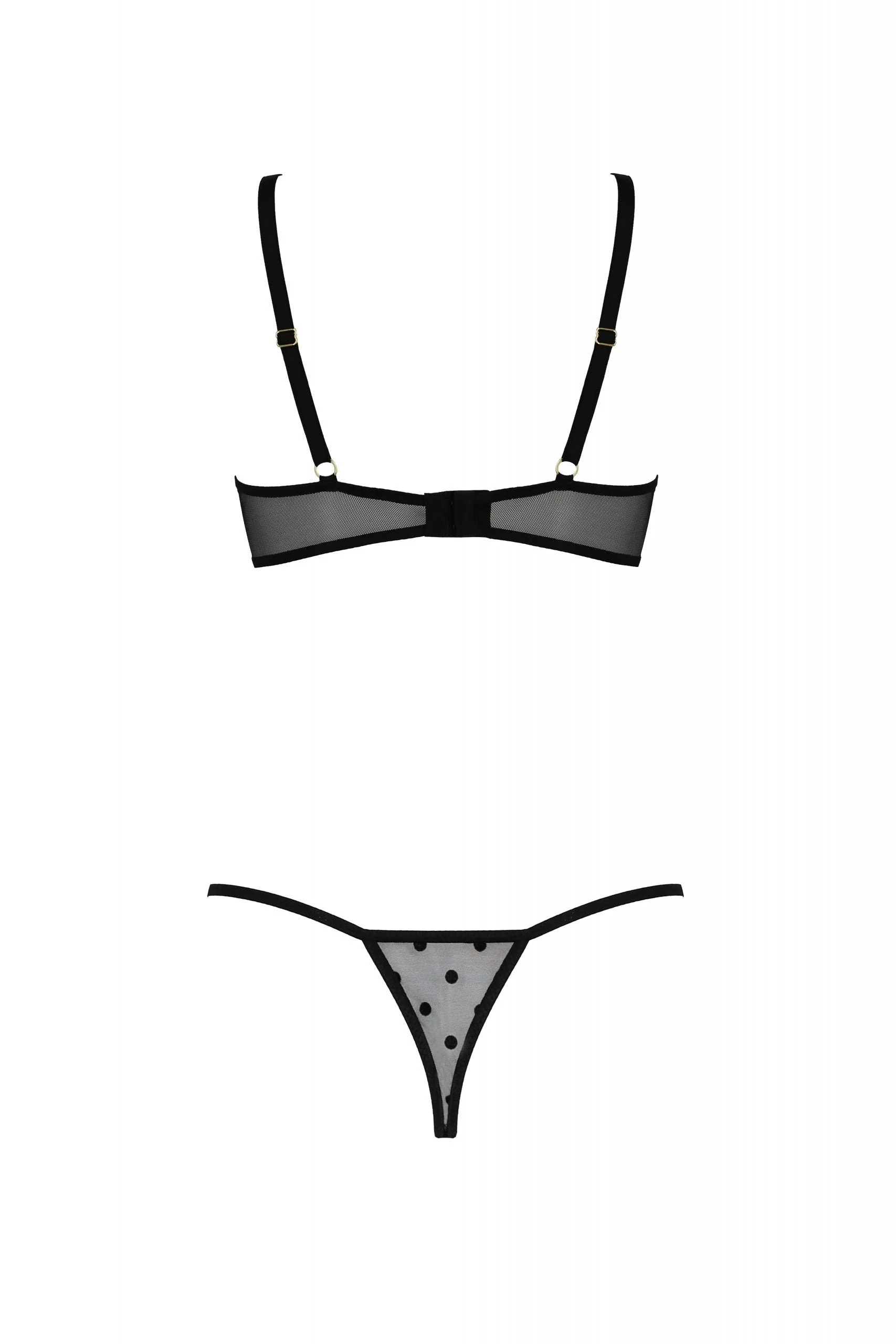 Sexy Open Cup Bra & Sheer String Passion Marina - Image 5