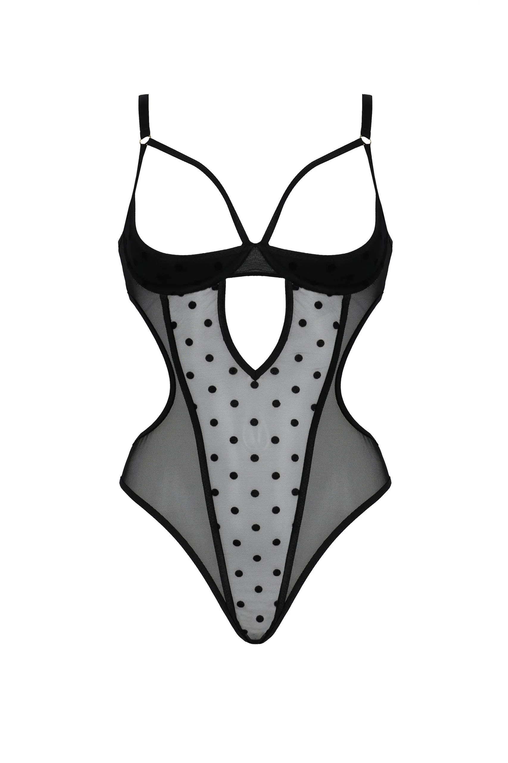 Sexy Open Cup Sheer Bodysuit Passion Marina - Image 3