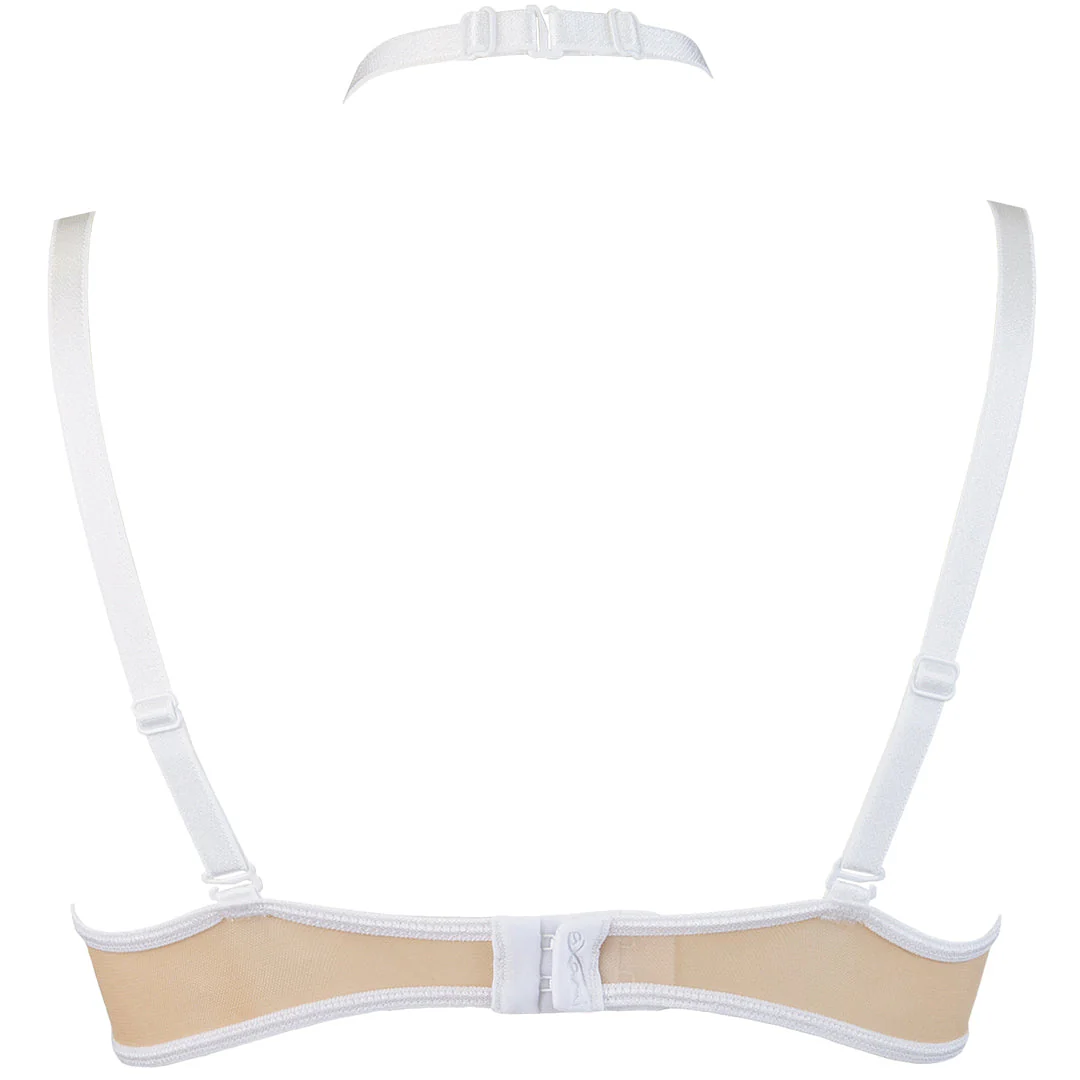 Axami Naughty in Nude White Open Cup Shelf Bra - Image 7