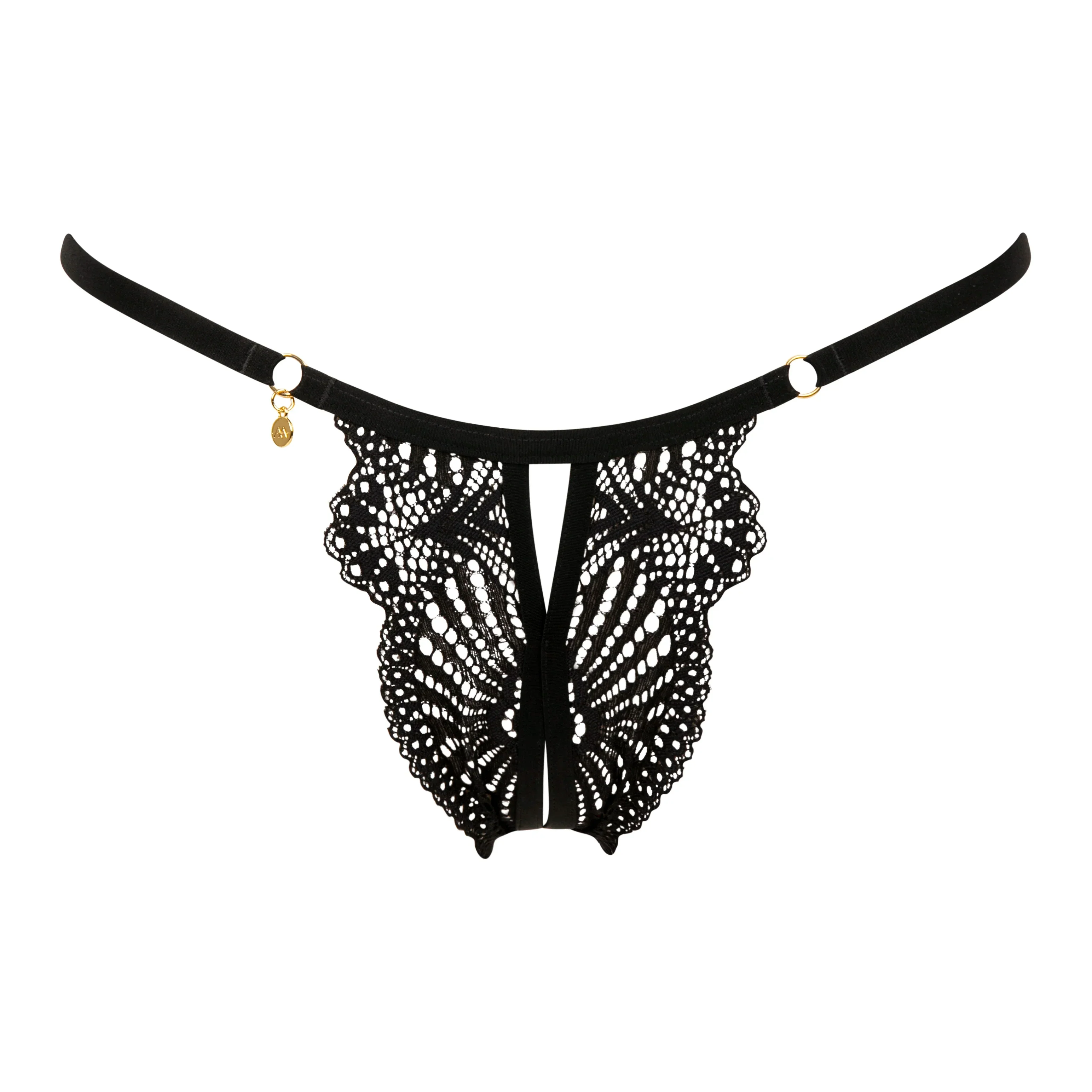 Atelier Amour Enlace Moi Sexy Open Peek-A-Boo String - Image 3