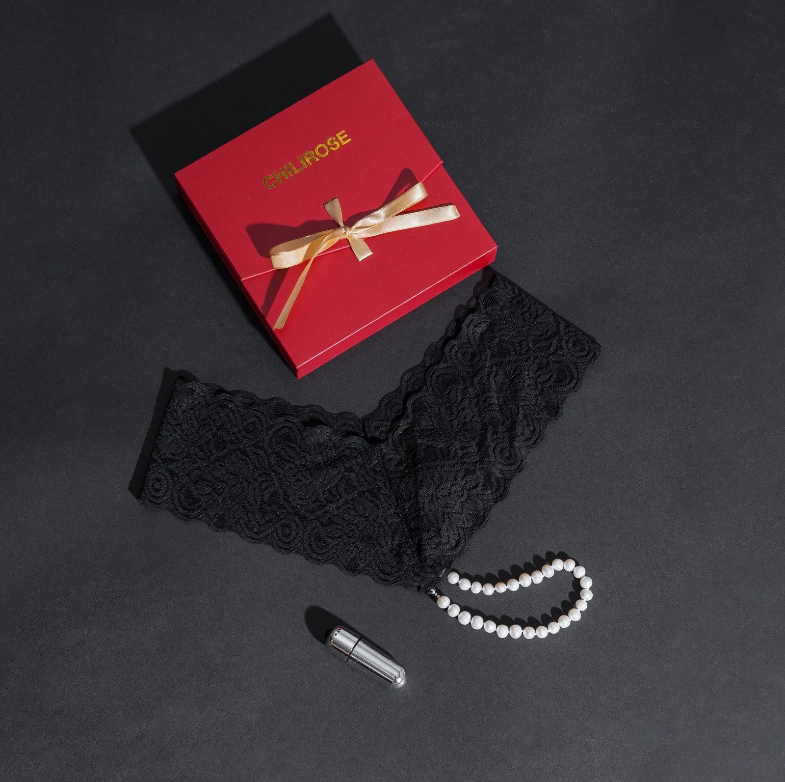 Chilirose Sultry Edge Pearl String Lace Panty - Image 2