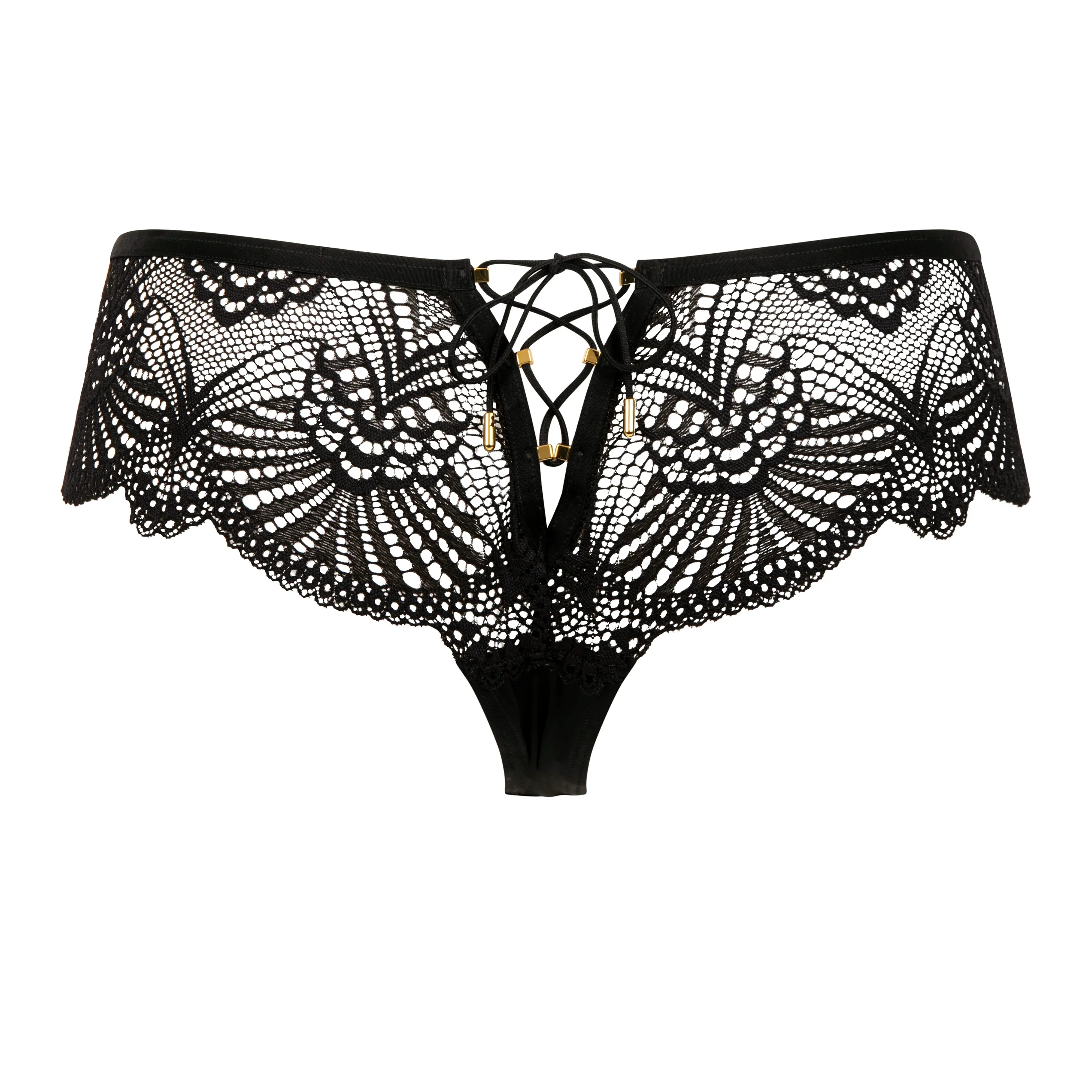 Atelier Amour Enlace Moi Sexy Peek-A-Boo Lace Shorty Panty - Image 8