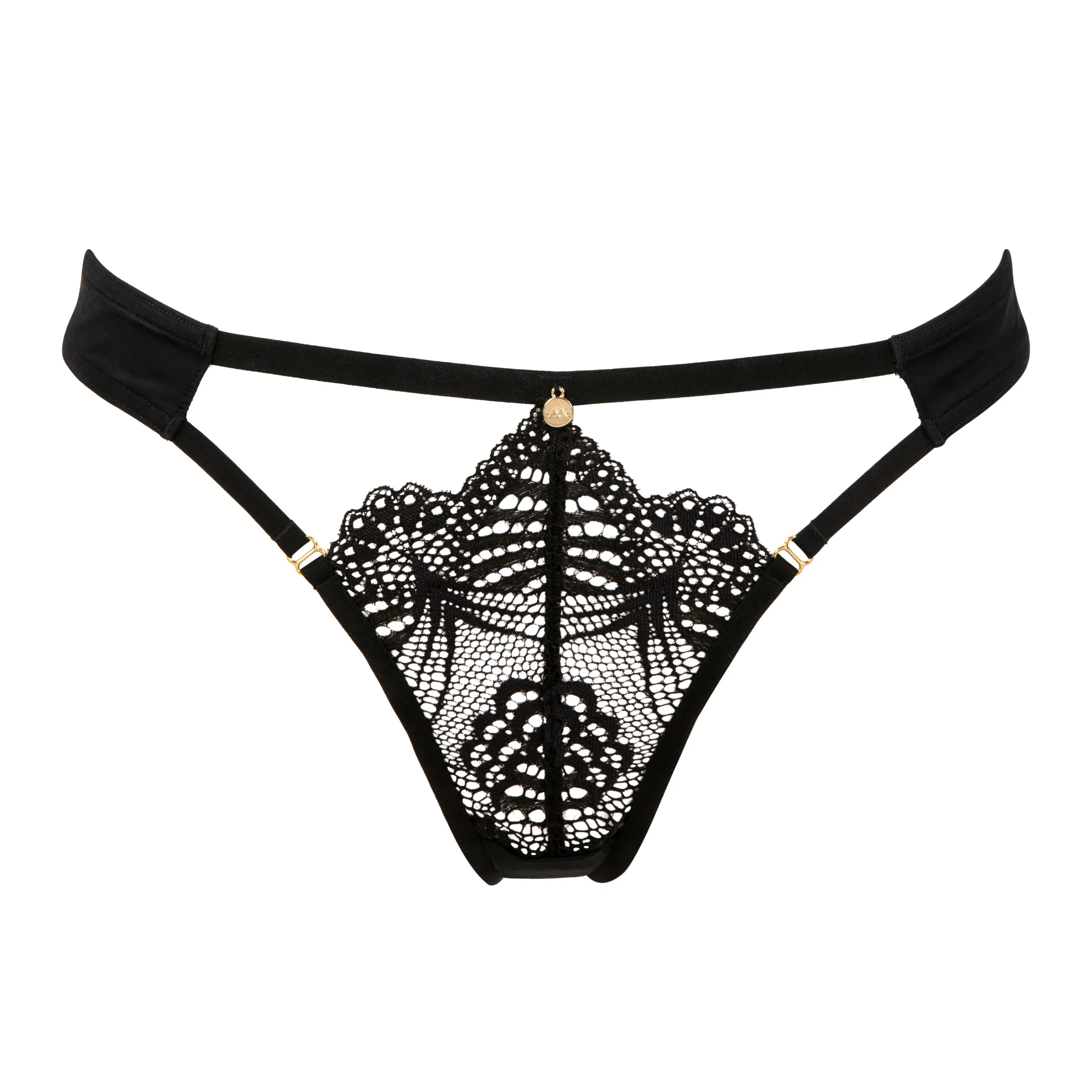 Atelier Amour Enlace Moi Sexy Peek-A-Boo Lace Tanga - Image 5
