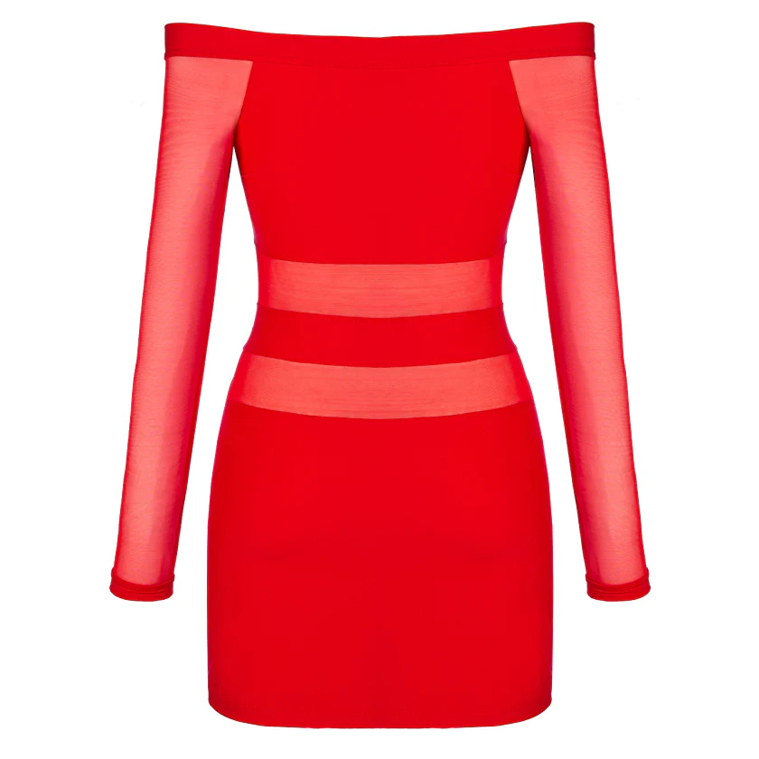 Axami Party at Ibiza Red Dress - Image 4