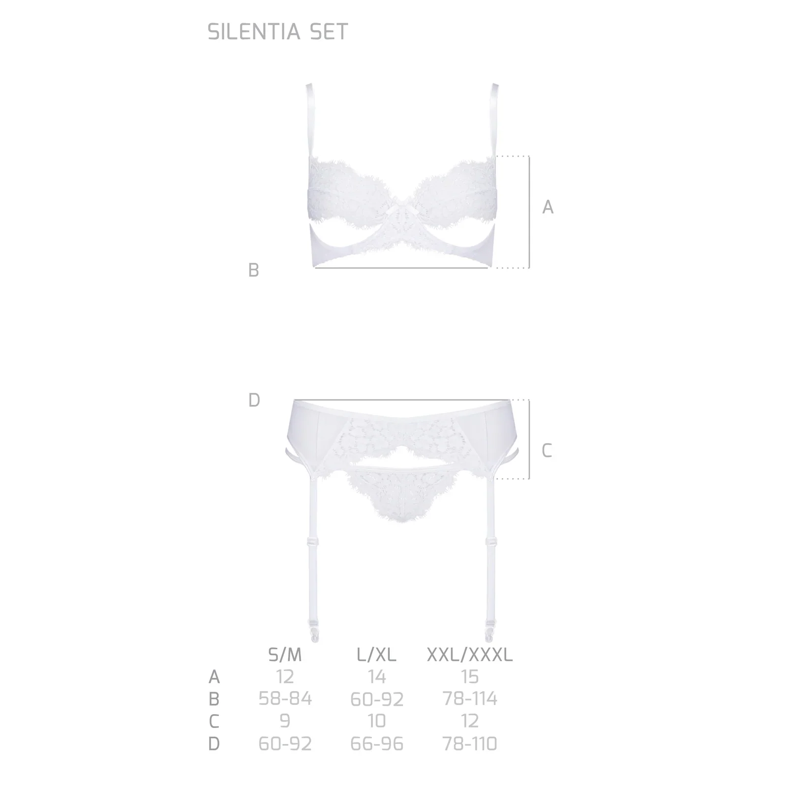 Sexy Seducing 3 Piece Lacy Lingerie Set Avanua Silentia - Image 3