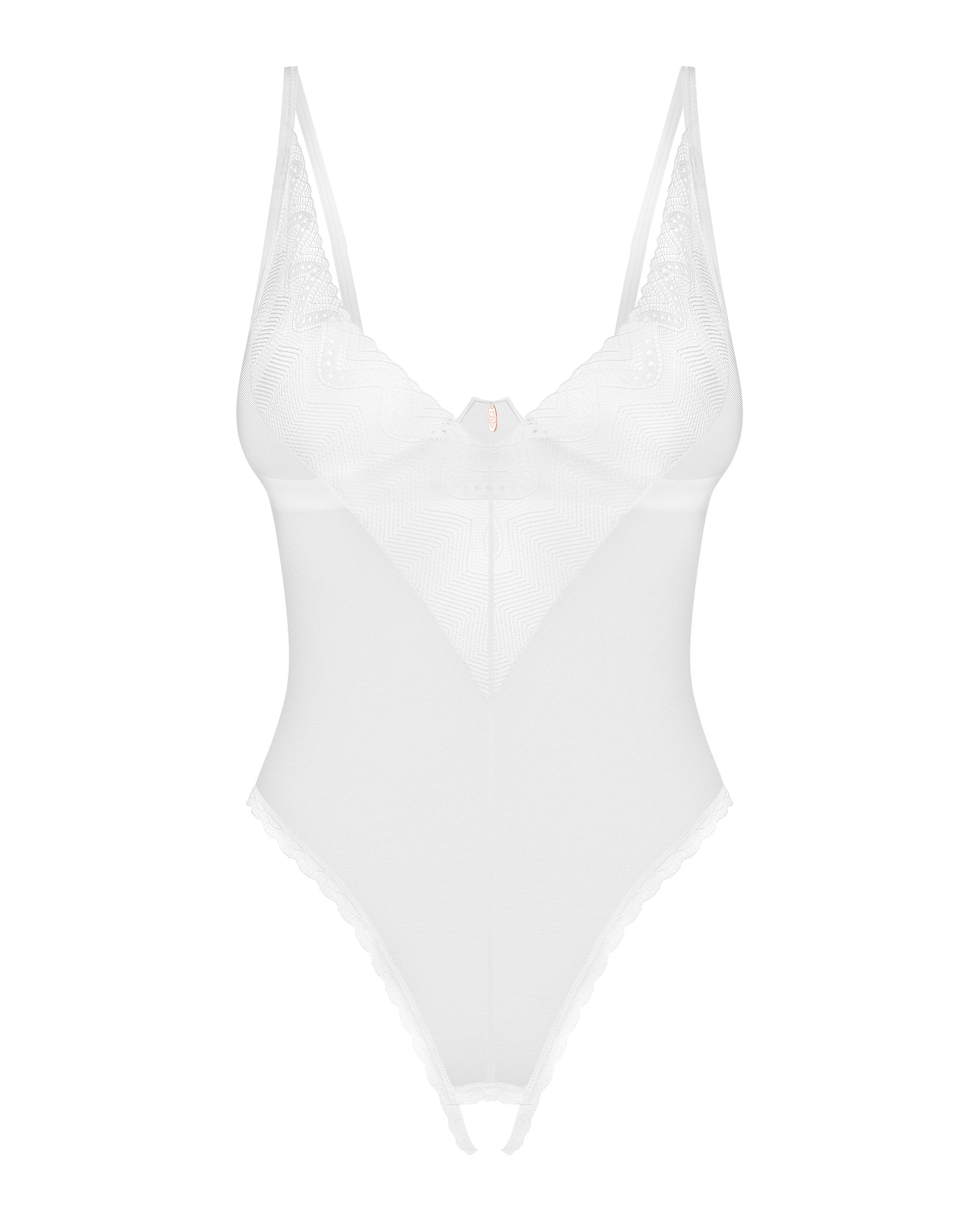 Obsessive Alissium Sheer Crotchless Teddy - Image 2