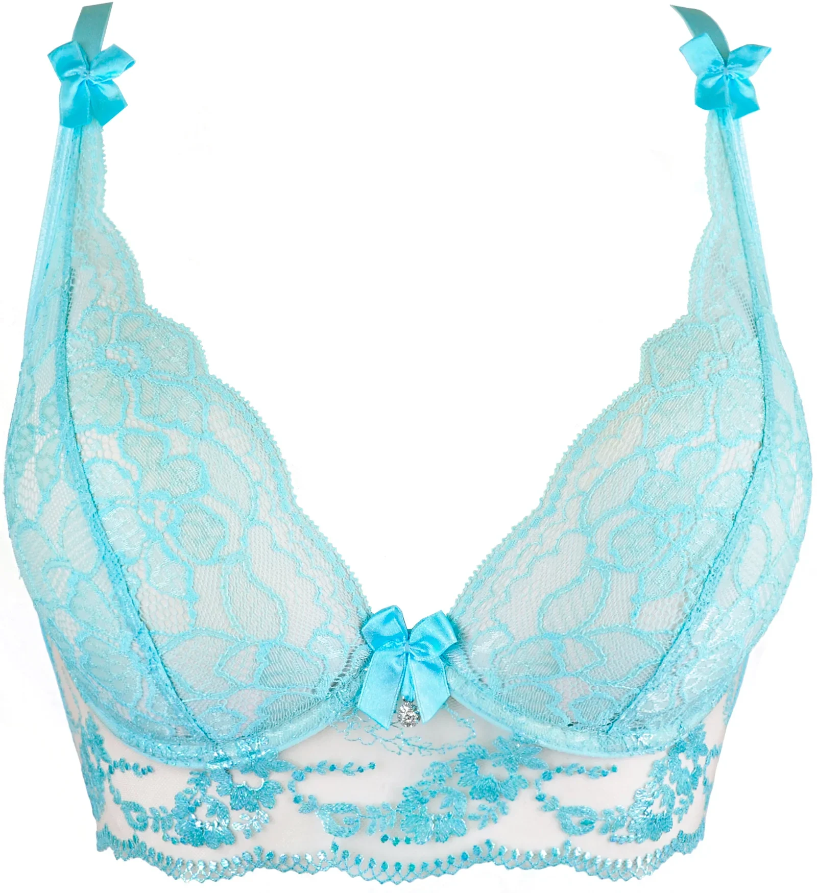 Axami Alice Sheer Deep Plunge Bra - Image 3