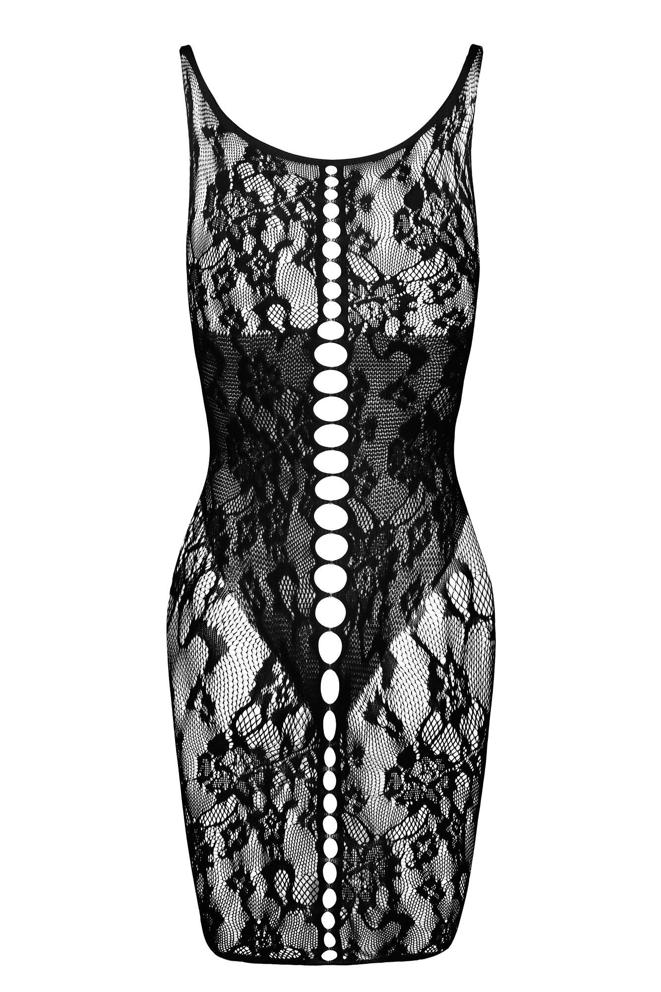Beauty Night Donna Sexy Sheer Lace Mini Dress - Image 3