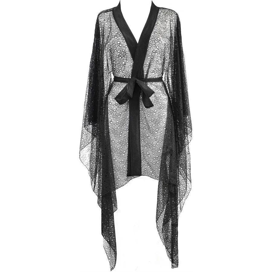 Axami Black Panther Sheer Lace Robe - Image 3