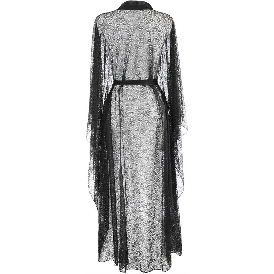 Axami Black Panther Sheer Lace Robe - Image 4