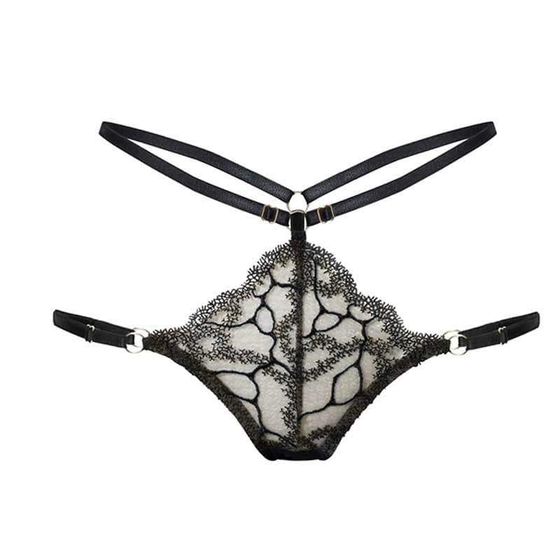 Caprice Spectra Sheer Lace Strappy Panty - Image 3