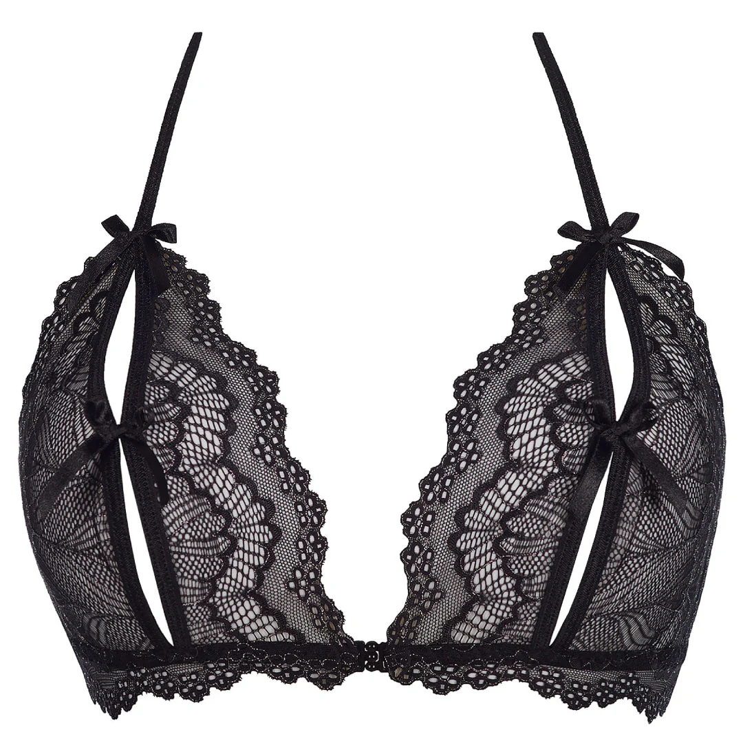 Axami Bon Bon Sheer Lace Triangle Bra - Image 3