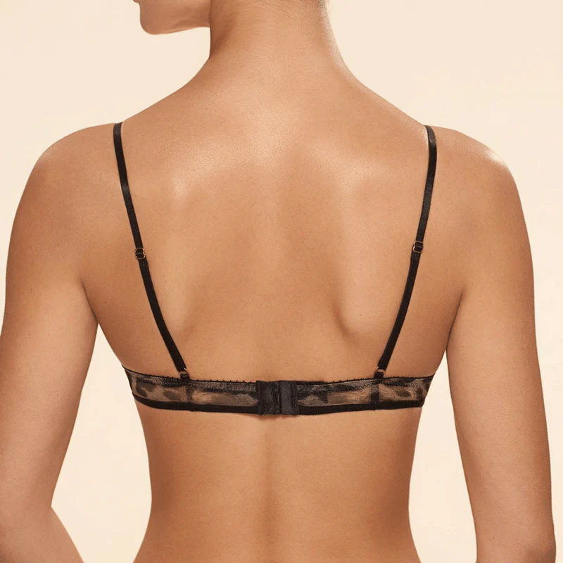 Ajour Burlesca Sheer Lace Triangle Wireless Bra - Image 2