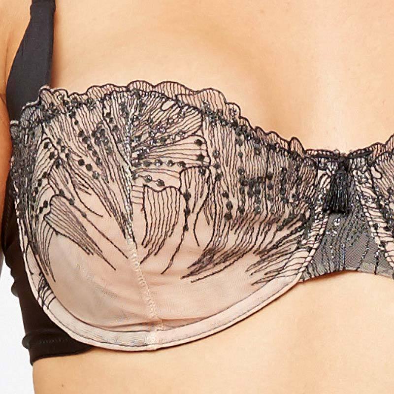 Sexy Double Mesh Balconette Bra Montelle Gatsby - Image 3