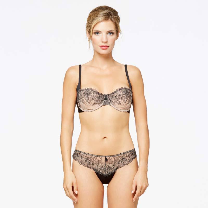 Sexy Double Mesh Balconette Bra Montelle Gatsby - Image 5