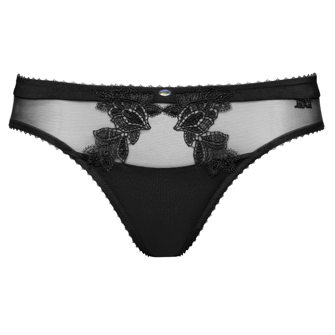 Lisca Peony Black Sheer Mesh Lace Bikini Panty - Image 6