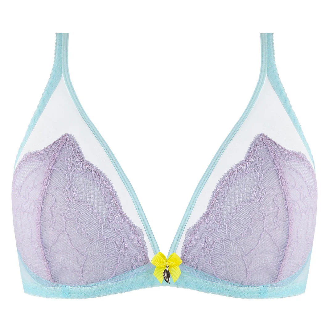 Unikat Kakadu Sheer Mesh Lace Soft Triangle Bra - Image 8