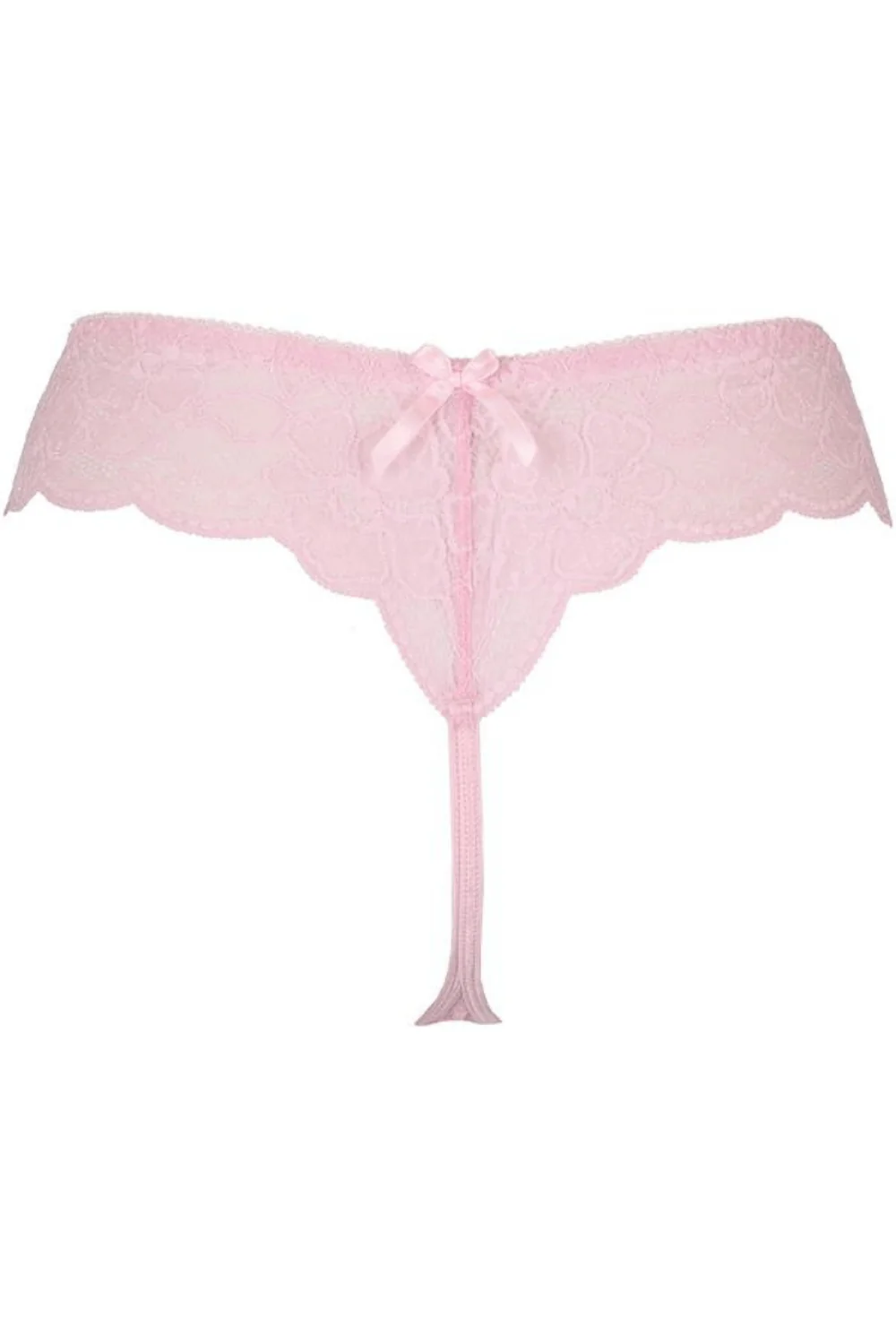 Axami Rose Shadow Sheer Mesh Lace Thong Panty - Image 7