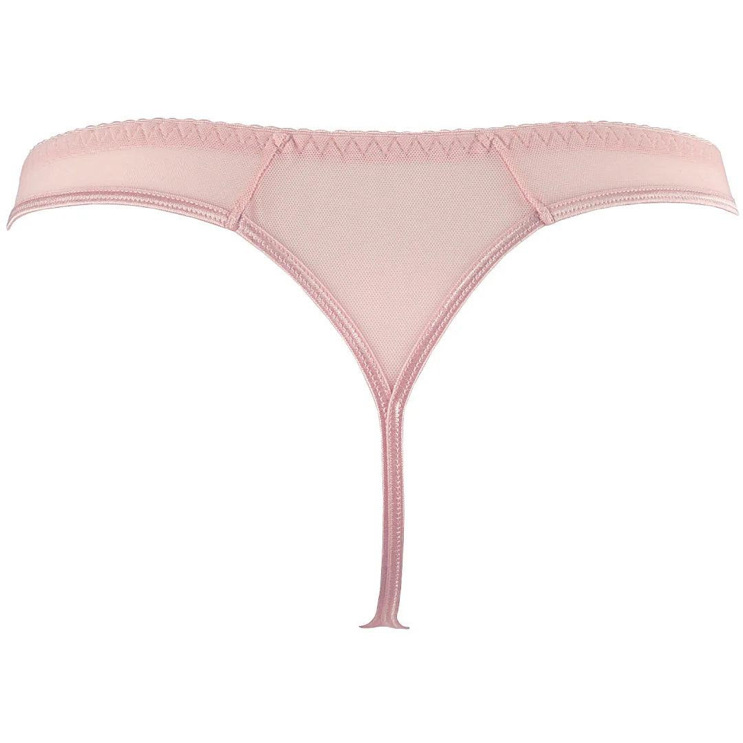 Axami Copper Rose Sheer Mesh Thong Panty - Image 4