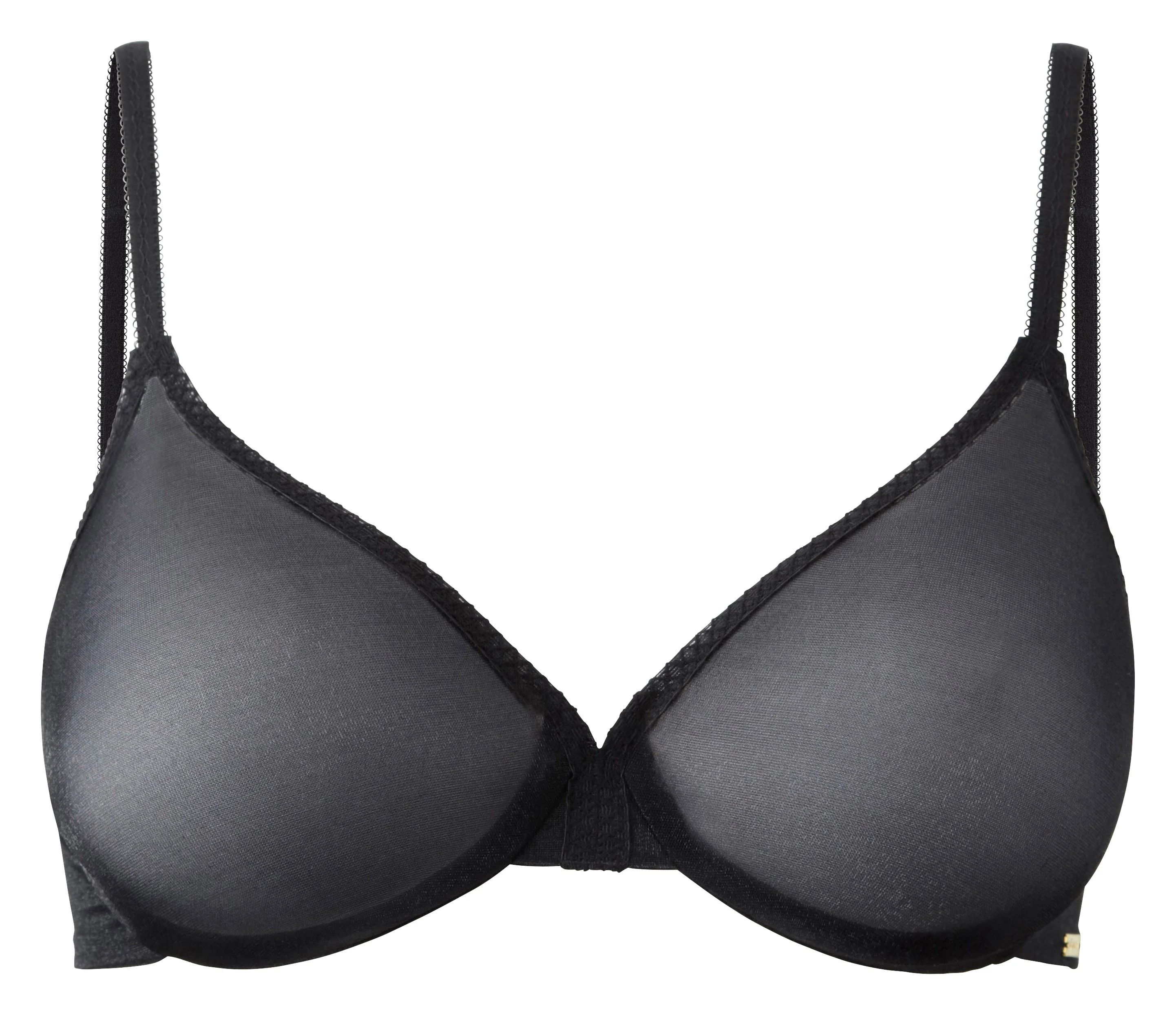 Gossard Glossies Black Sheer Molded Bra - Image 9