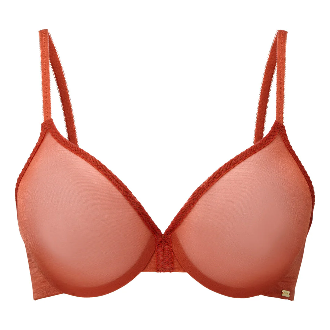 Gossard Glossies Cayenne Sheer Molded Bra - Image 9