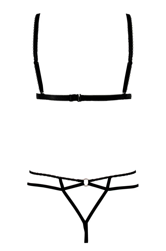 Anais Alcyone Strappy Triangle Bra & String Panty Set - Image 4