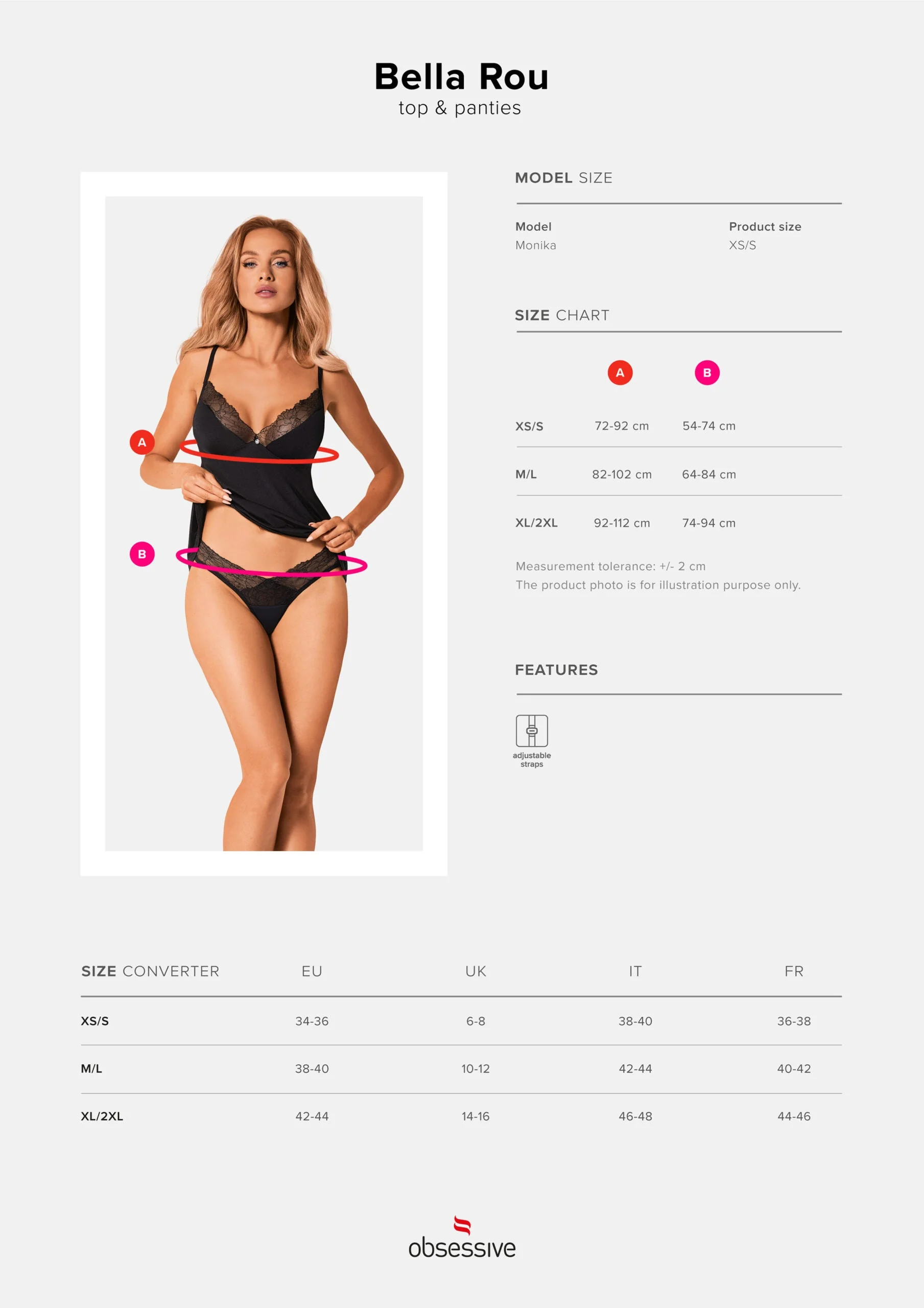 Obsessive Bella Rou Tank Top & Thong Panty - Image 11